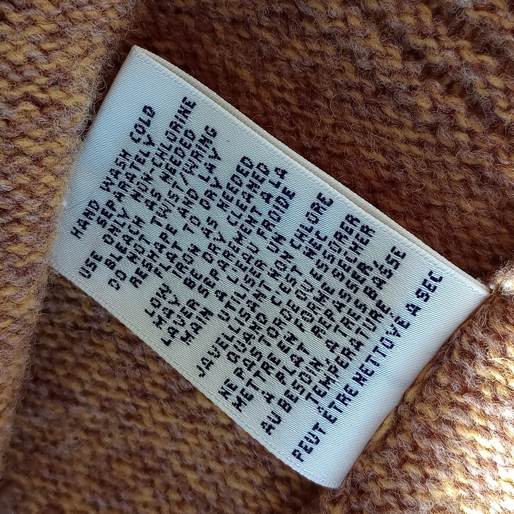 Anthropologie Meguro River Wool Puff Sleeved Cardigan EUC size Medium - Picture 7 of 10